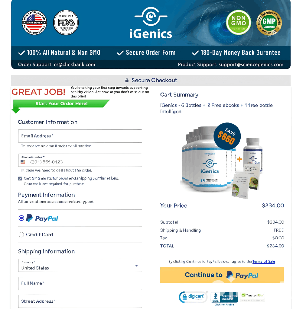 igenics igenics-secure-checkout-page